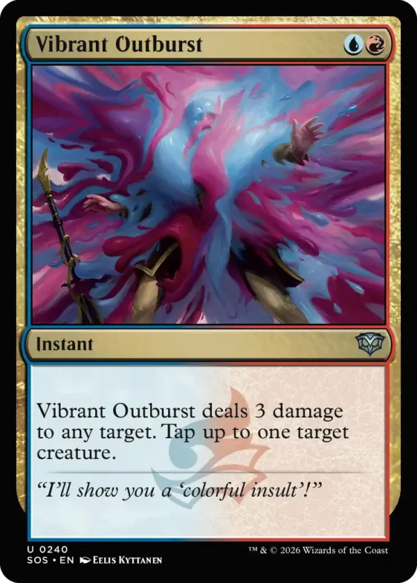 BLANK "Vibrant Outburst" Artist Proof